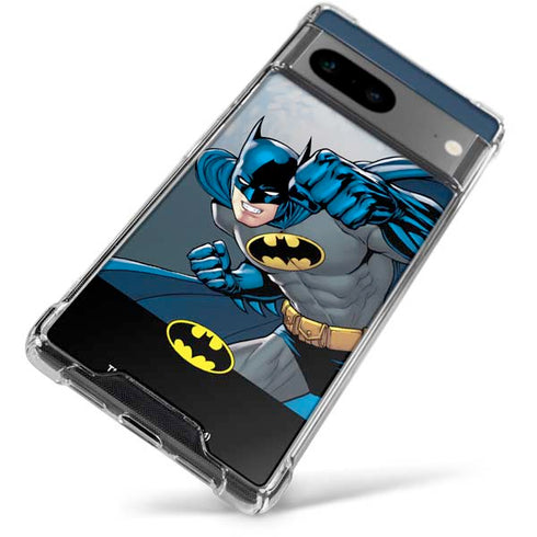 DC Comics Batman Ready for Action Google Pixel 7a Clear Case